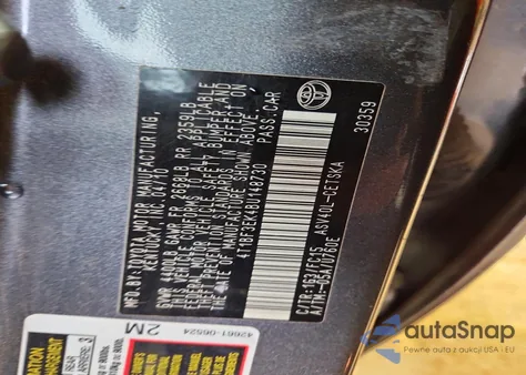 2011 Toyota Camry Base from USA, damaged, VIN 4T1BF3EK4BU148730